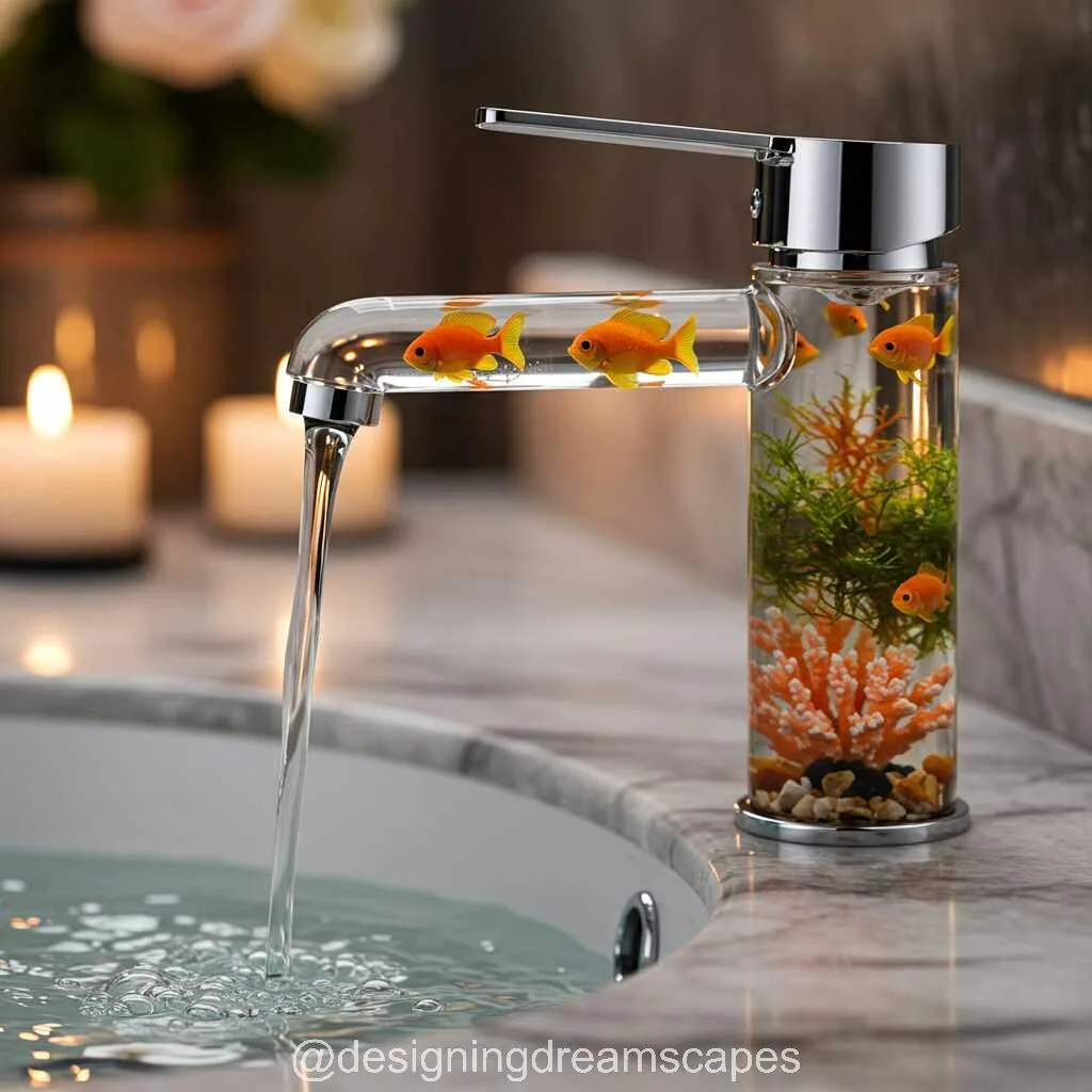 Integrated Aquarium Faucet: A Fusion of Functionality and Aquatic Beauty