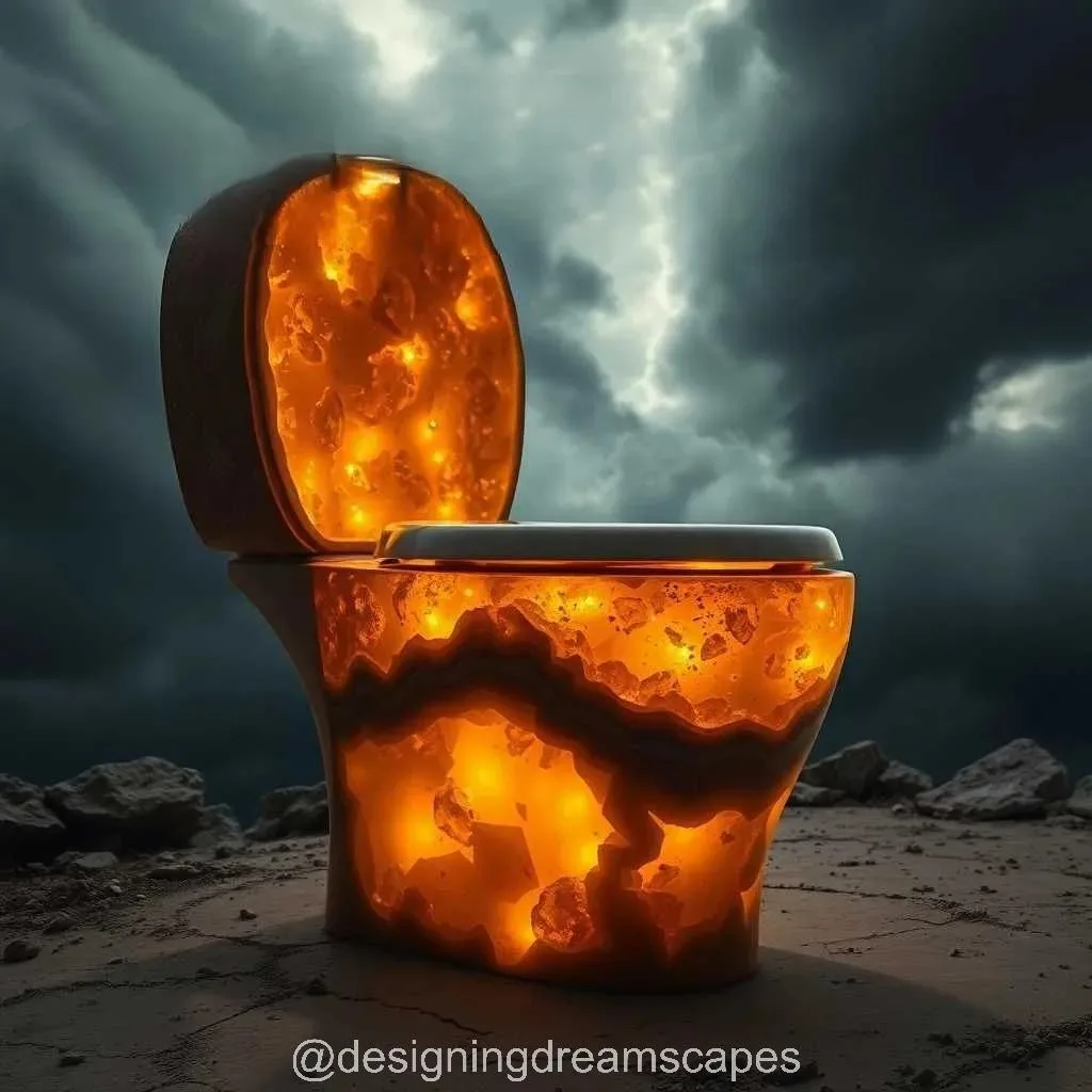 Mineral Crystal Toilet: A Luxurious Fusion of Nature and Elegance