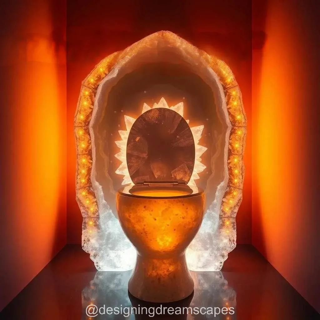 Mineral Crystal Toilet: A Luxurious Fusion of Nature and Elegance