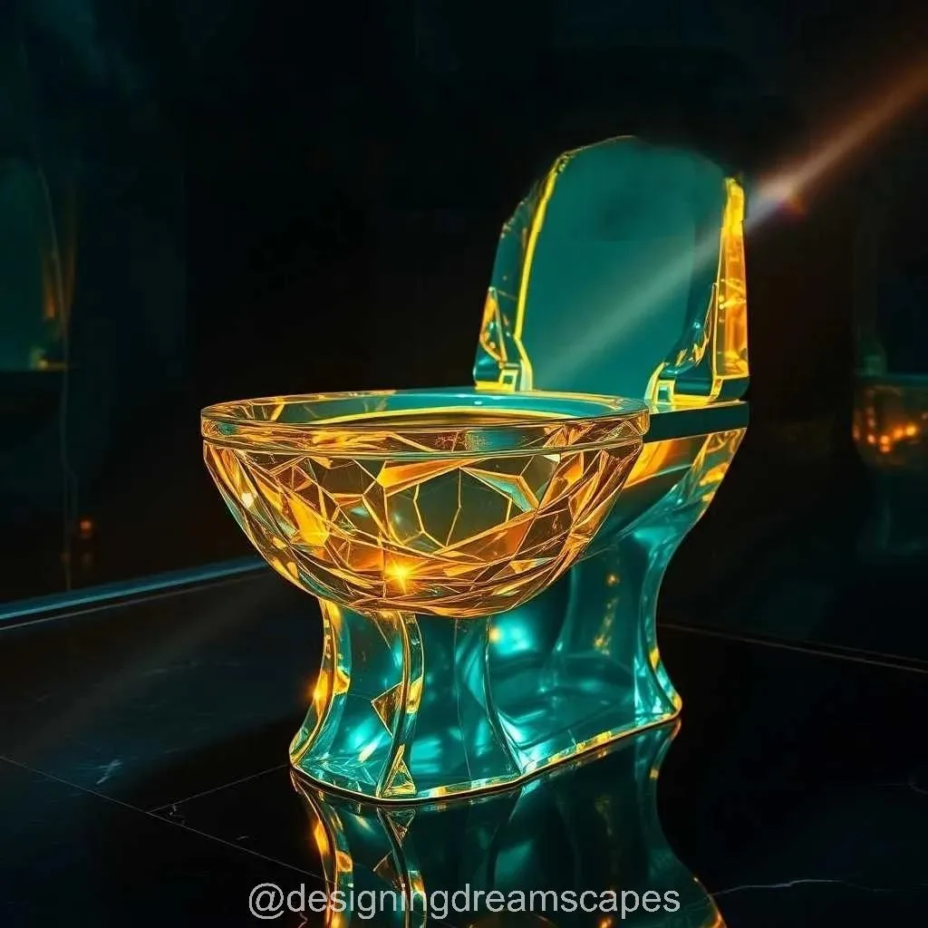 Mineral Crystal Toilet: A Luxurious Fusion of Nature and Elegance