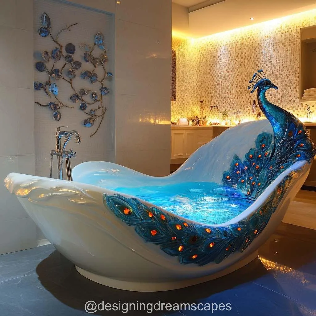 Bathe in Grandeur: Experience the Beauty of Peacock Bathtubs