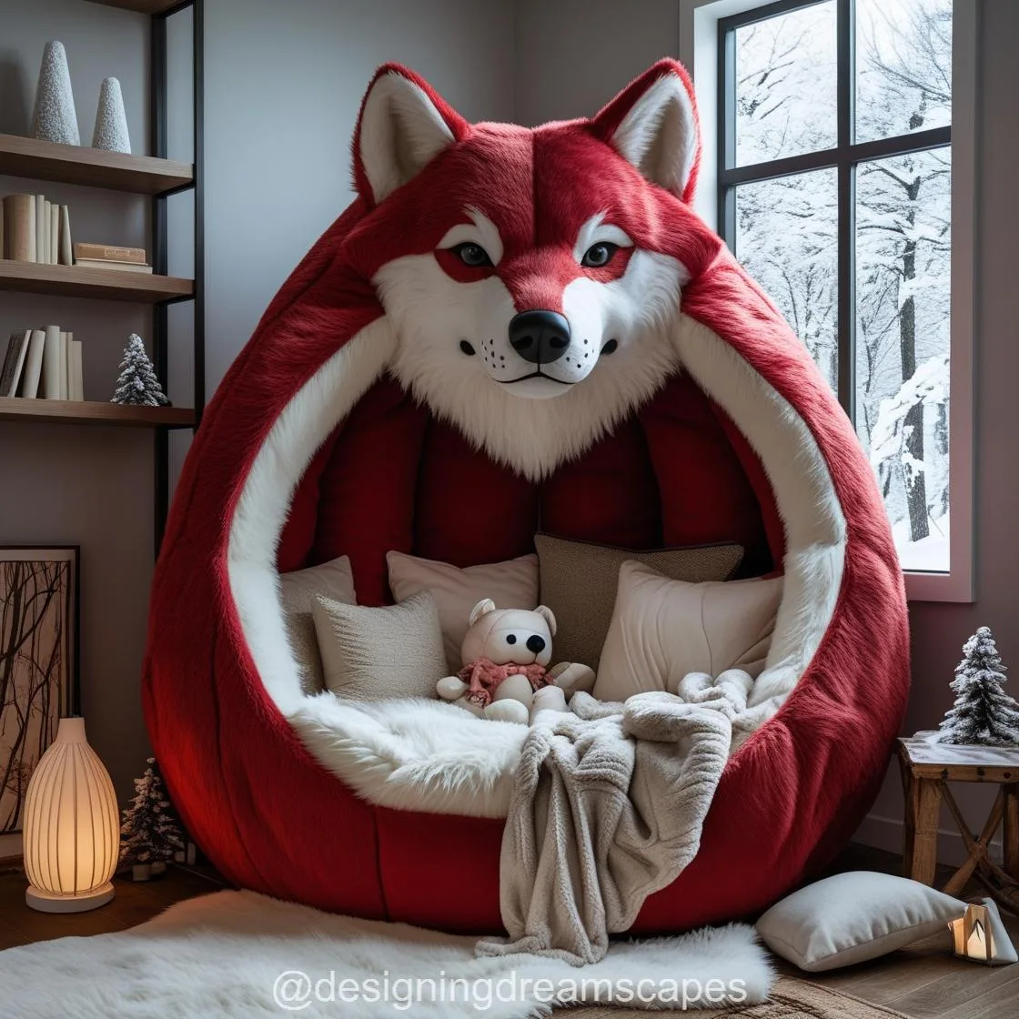 Plush Animal-Themed Snuggle Beds: The Perfect Blend of Softness and Whimsy