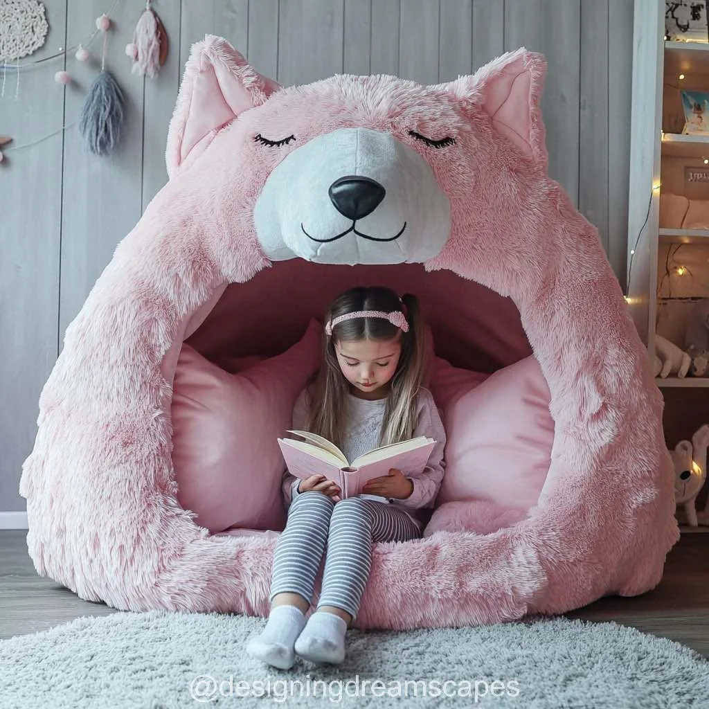 Plush Animal-Themed Snuggle Beds: The Perfect Blend of Softness and Whimsy