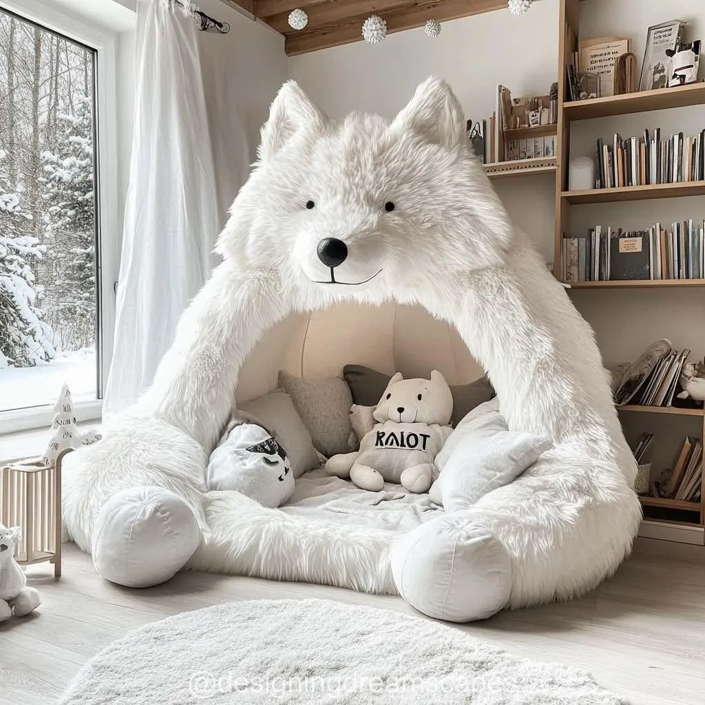 Plush Animal-Themed Snuggle Beds: The Perfect Blend of Softness and Whimsy