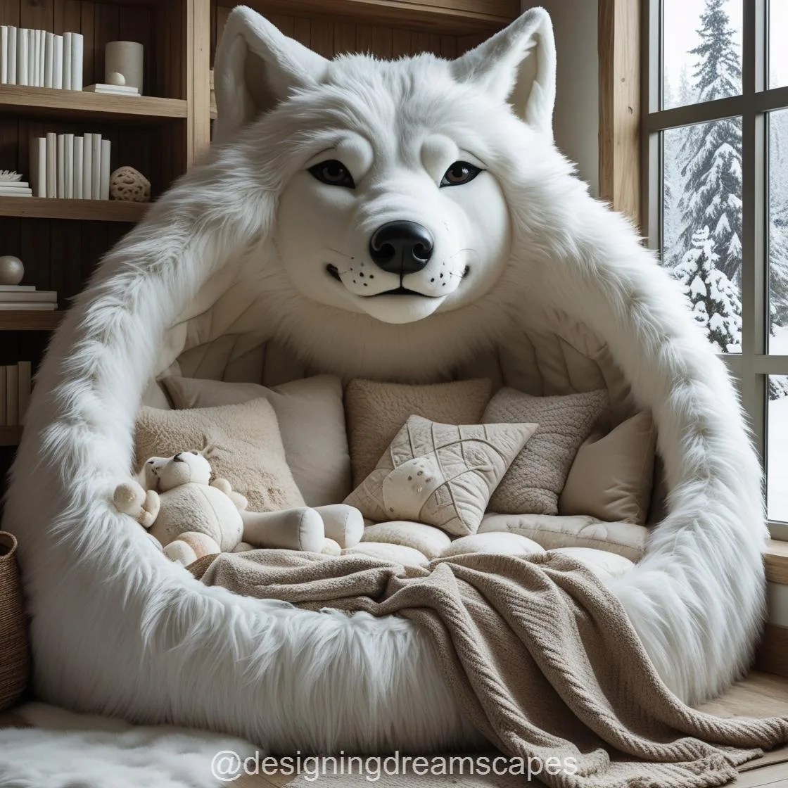 Plush Animal-Themed Snuggle Beds: The Perfect Blend of Softness and Whimsy