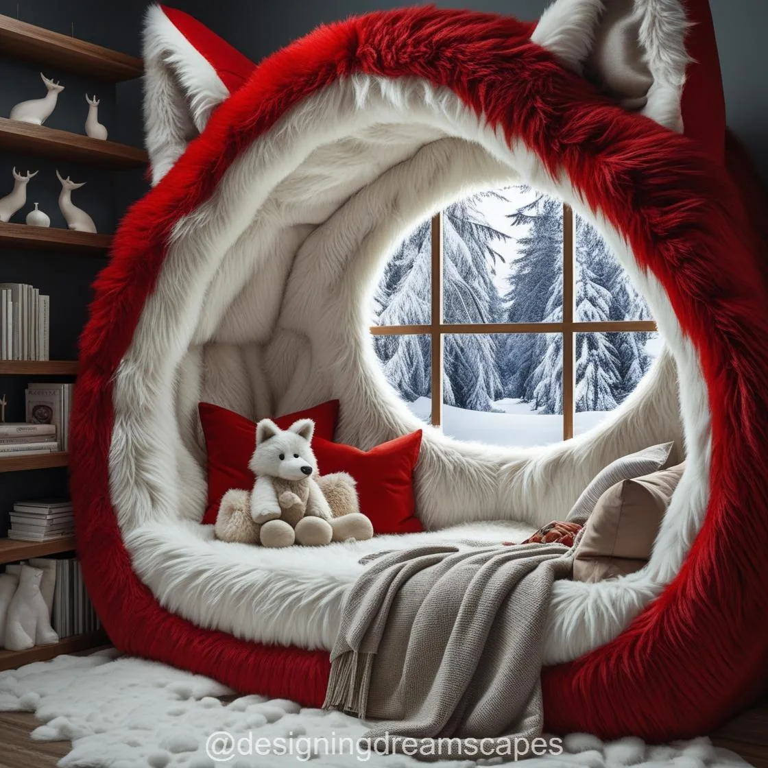 Plush Animal-Themed Snuggle Beds: The Perfect Blend of Softness and Whimsy