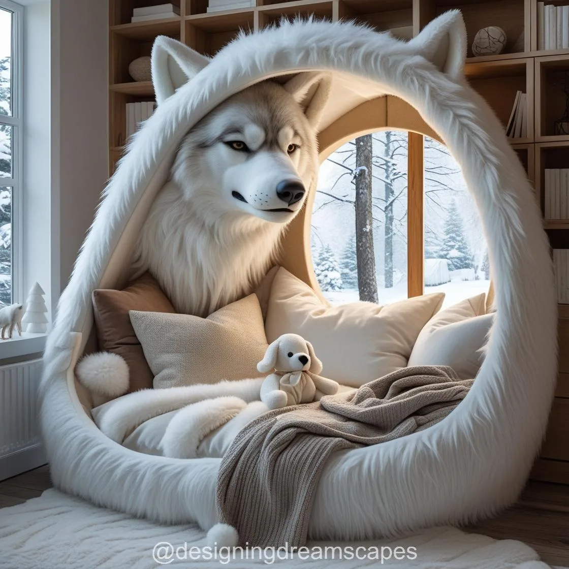 Plush Animal-Themed Snuggle Beds: The Perfect Blend of Softness and Whimsy