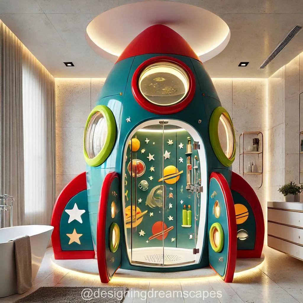 Rocket-Inspired Bathrooms: Elevate Your Home with Cosmic Creativity