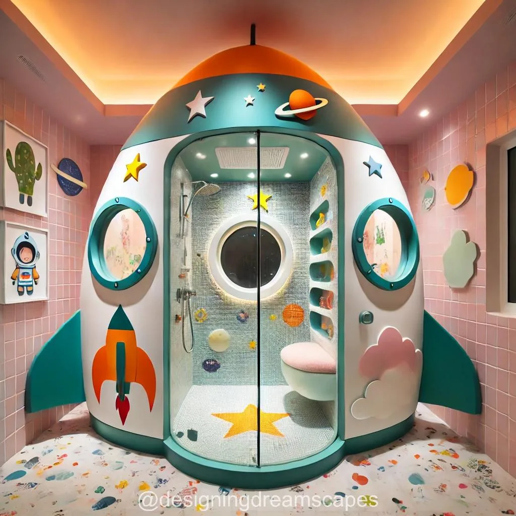 Rocket-Inspired Bathrooms: Elevate Your Home with Cosmic Creativity