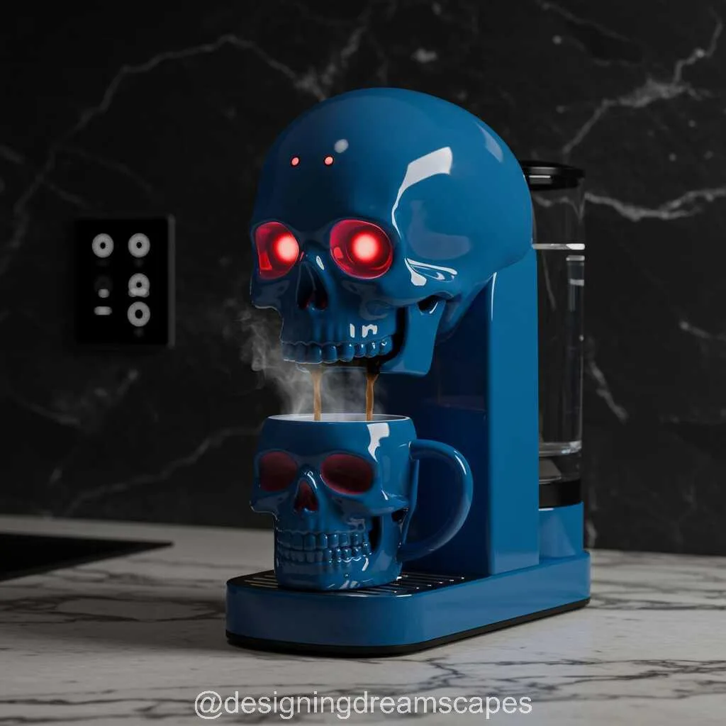 For Coffee Lovers with a Dark Side: Must-Have Skull Coffee Makers