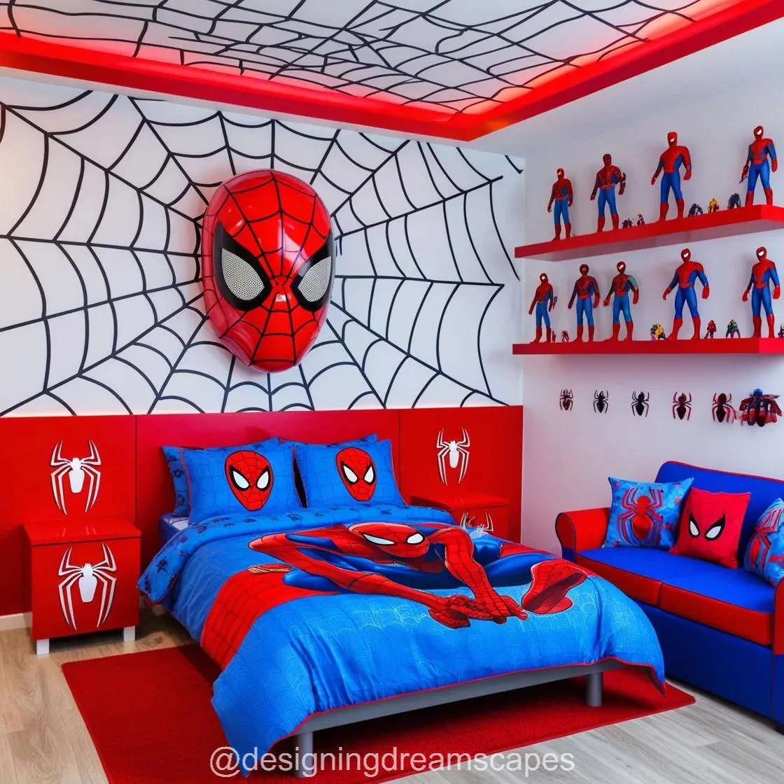 Create a Spidey-Inspired Sanctuary: Spider-Man Bedroom Design Tips