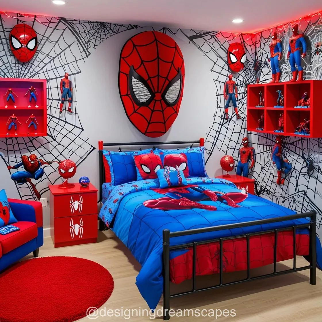 Create a Spidey-Inspired Sanctuary: Spider-Man Bedroom Design Tips