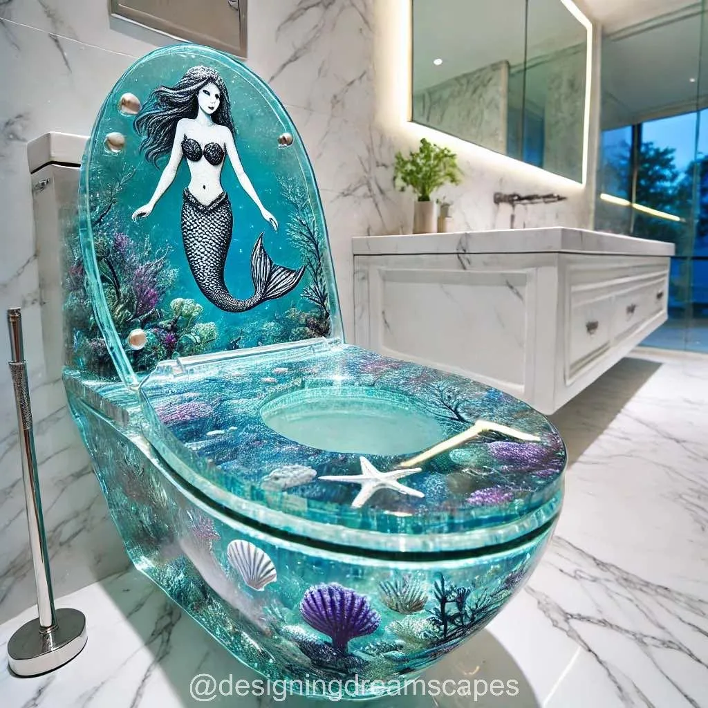 Transform Your Bathroom with Stunning Mermaid Toilets – A Magical Underwater Escape