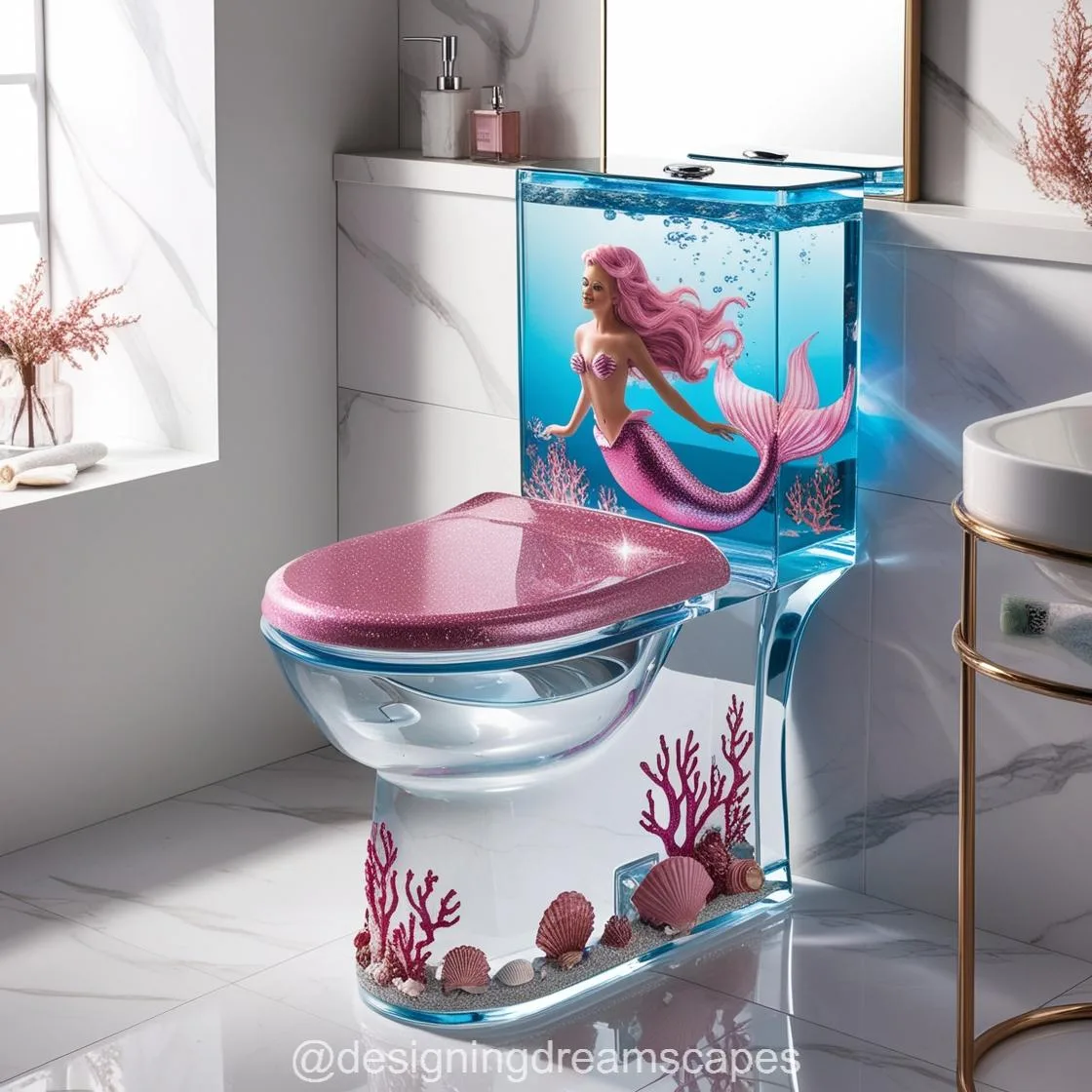 Transform Your Bathroom with Stunning Mermaid Toilets – A Magical Underwater Escape