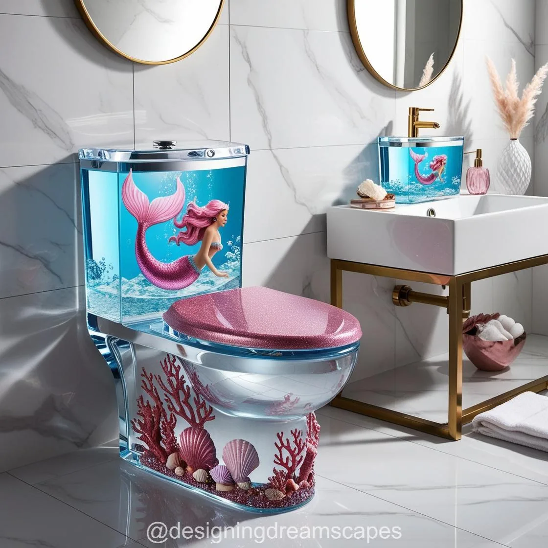 Transform Your Bathroom with Stunning Mermaid Toilets – A Magical Underwater Escape