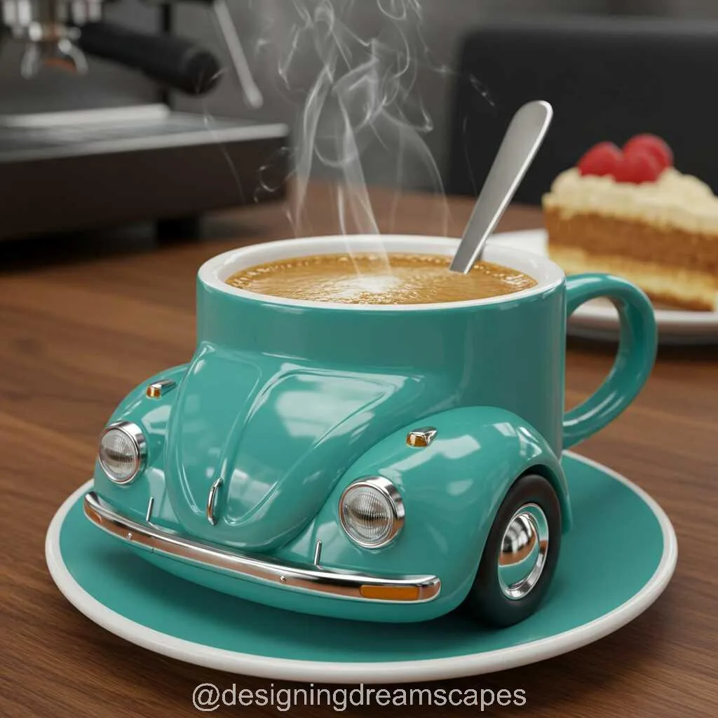 The Perfect Blend of Nostalgia and Coffee: VW Beetle Mug