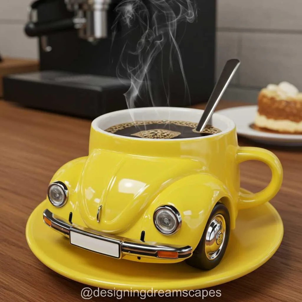 The Perfect Blend of Nostalgia and Coffee: VW Beetle Mug