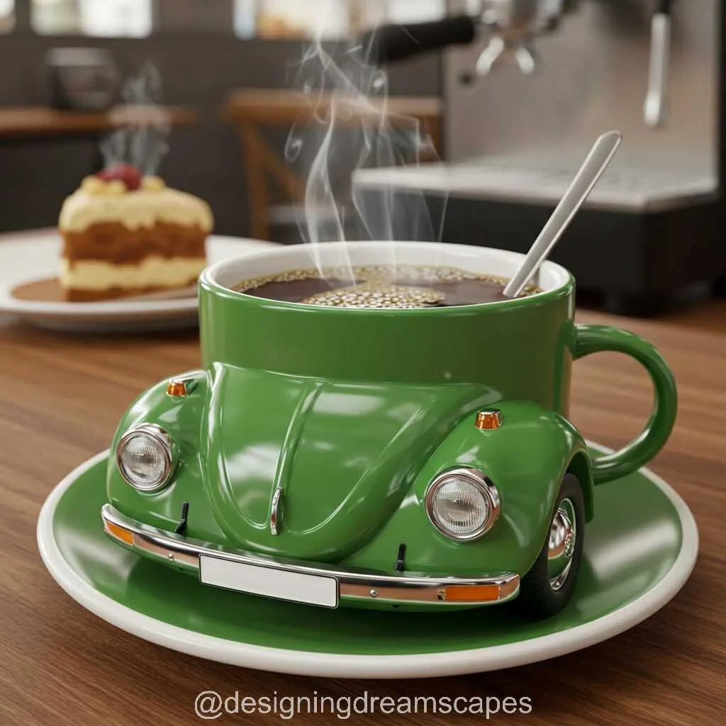 The Perfect Blend of Nostalgia and Coffee: VW Beetle Mug