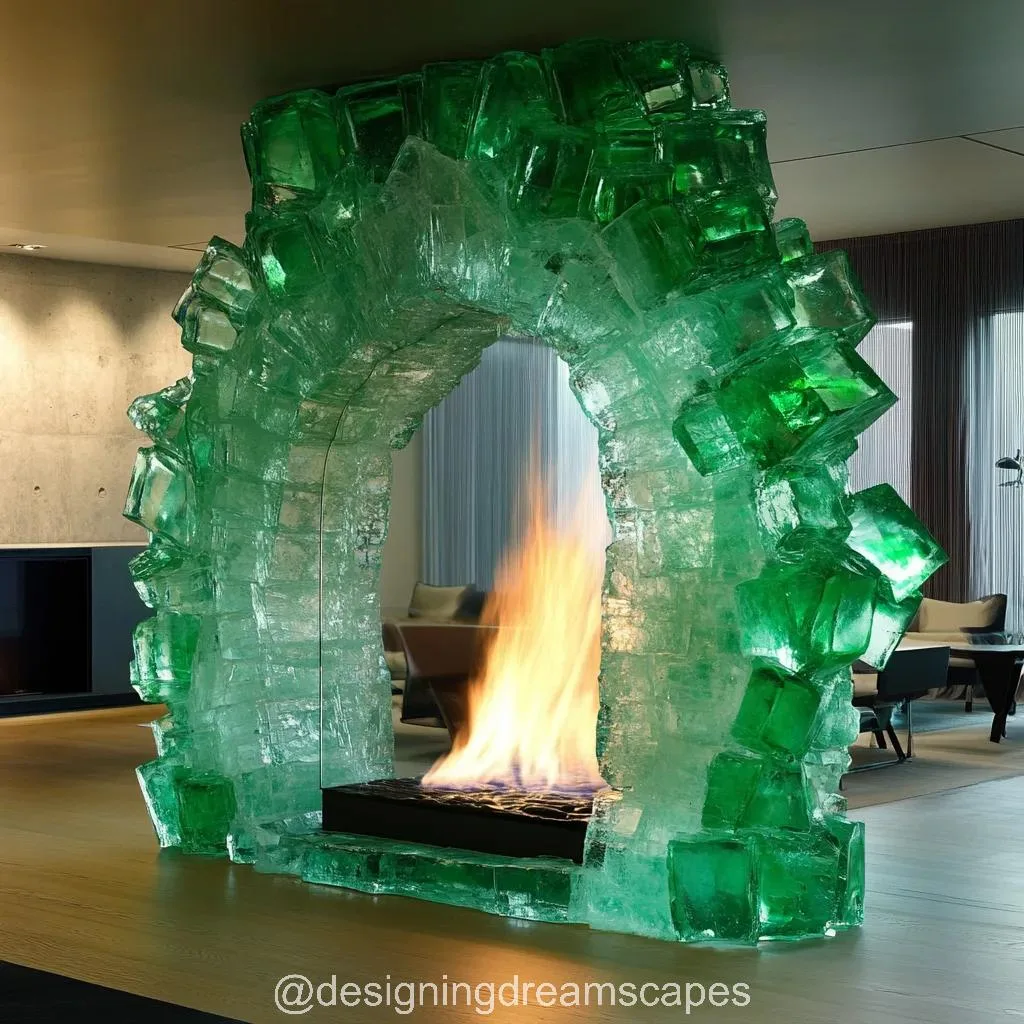 Mineral Crystal Fireplaces: A Dazzling Fusion of Nature and Warmth