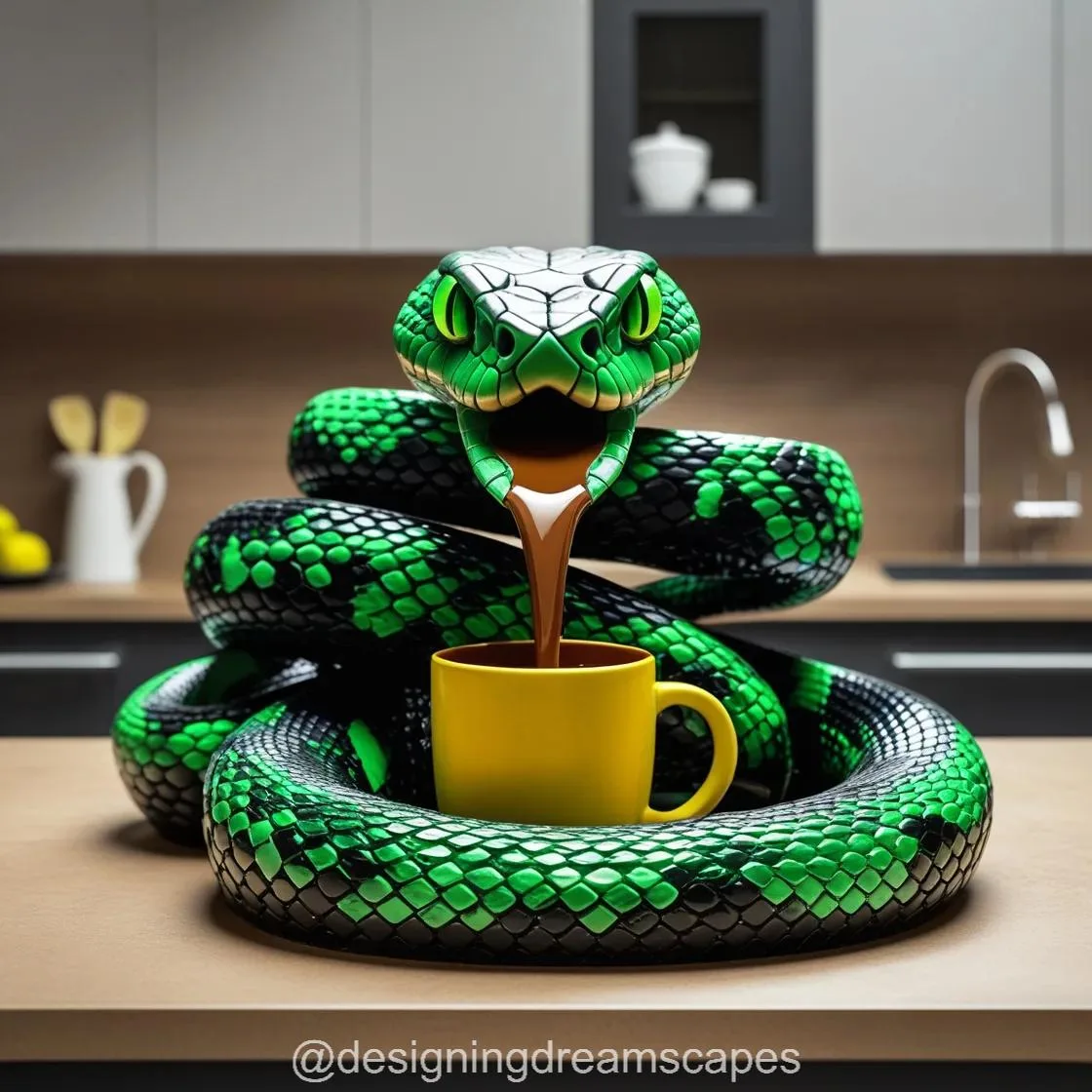 Snake Coffee Maker: A Bold Design for Coffee Lovers with an Edge