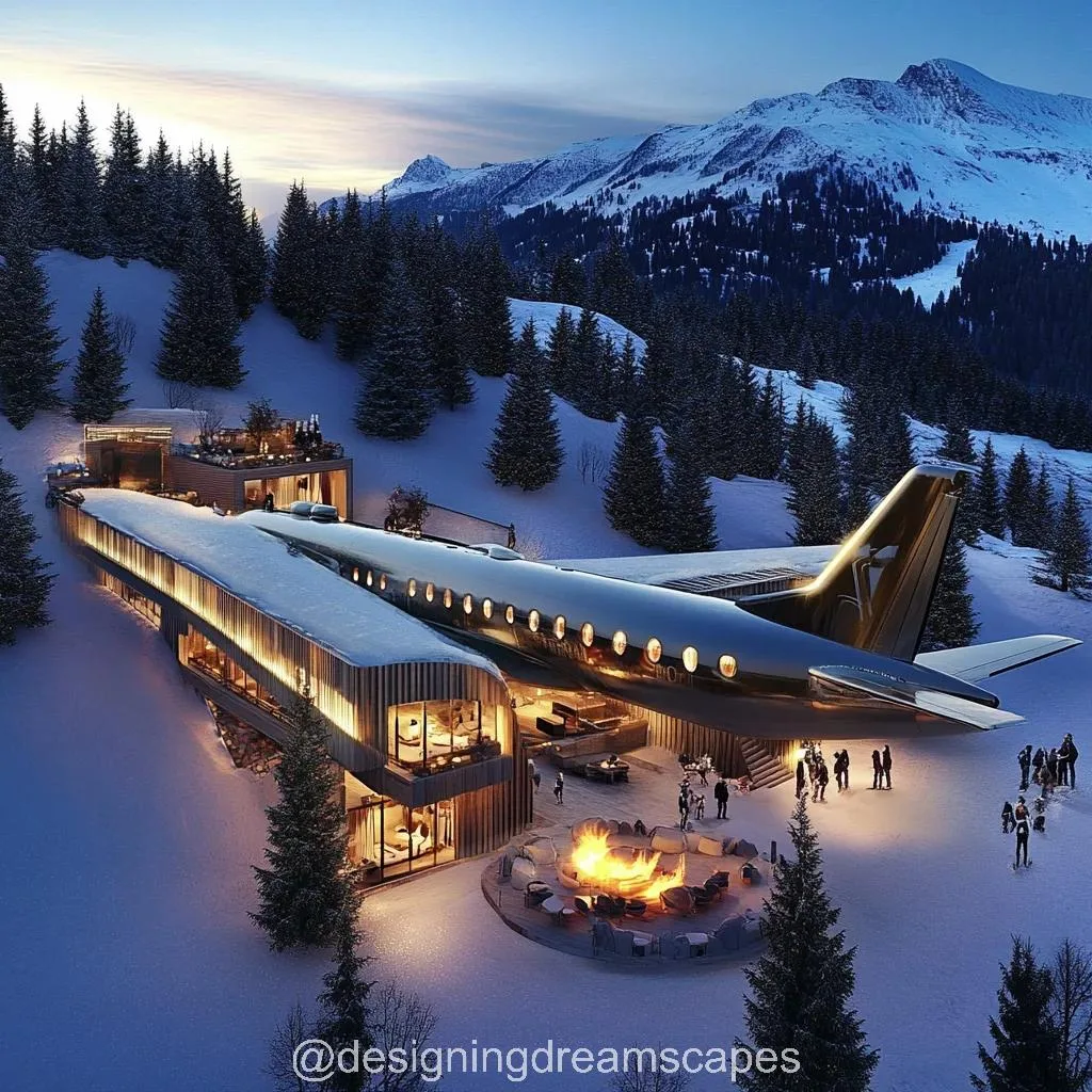 Airplane Mountain Mansion: Where Aviation Meets High-Altitude Luxury