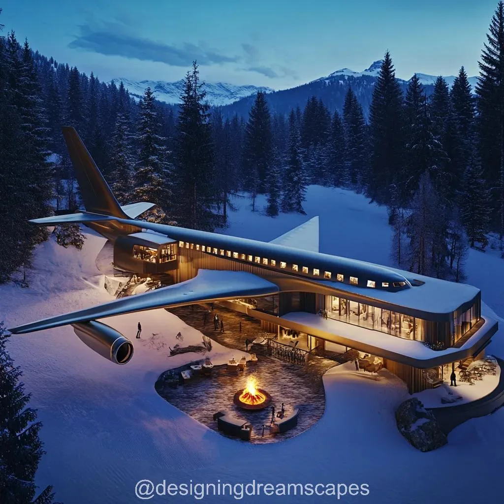 Airplane Mountain Mansion: Where Aviation Meets High-Altitude Luxury