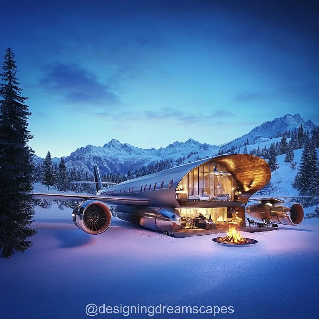 Airplane Mountain Mansion: Where Aviation Meets High-Altitude Luxury