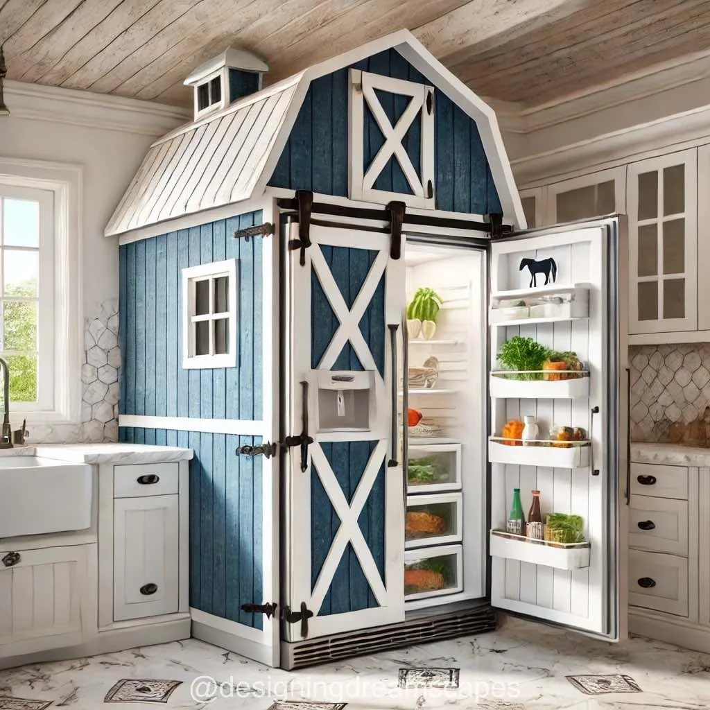 Rustic Charm Meets Modern Cooling: The Appeal of Barn Fridges