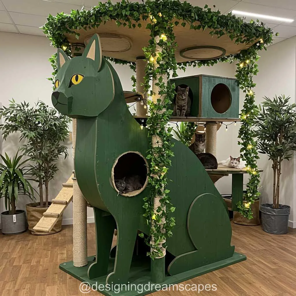 Purr-fect Fun: Explore the World of Cat Shaped Cat Playgrounds