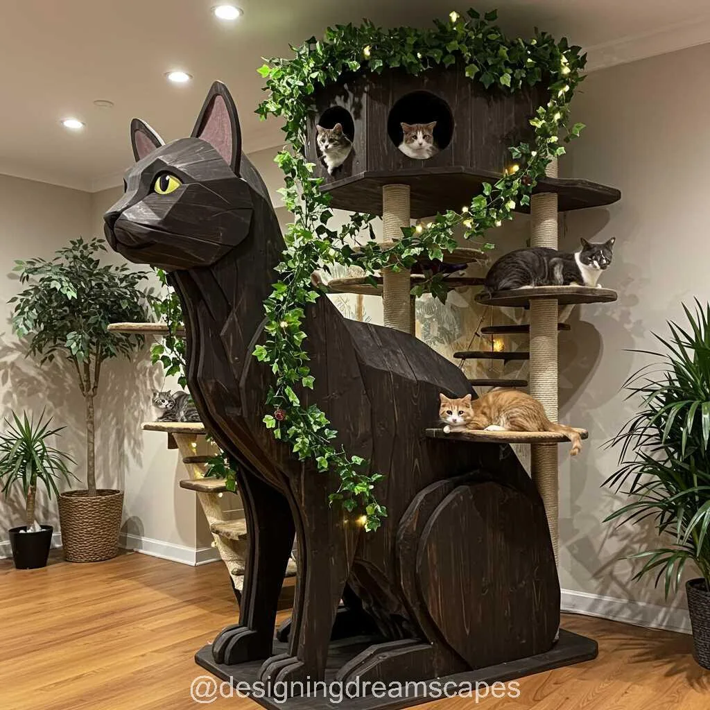 Purr-fect Fun: Explore the World of Cat Shaped Cat Playgrounds