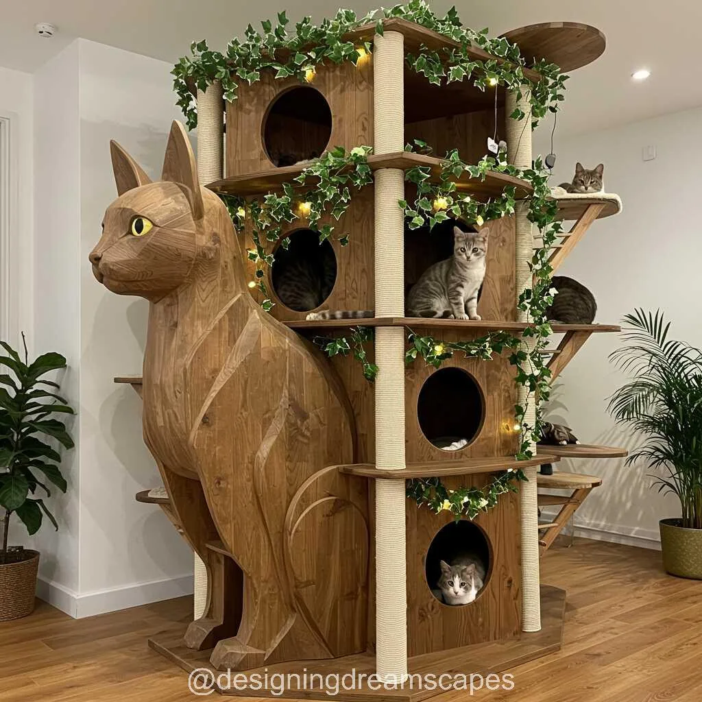 Purr-fect Fun: Explore the World of Cat Shaped Cat Playgrounds