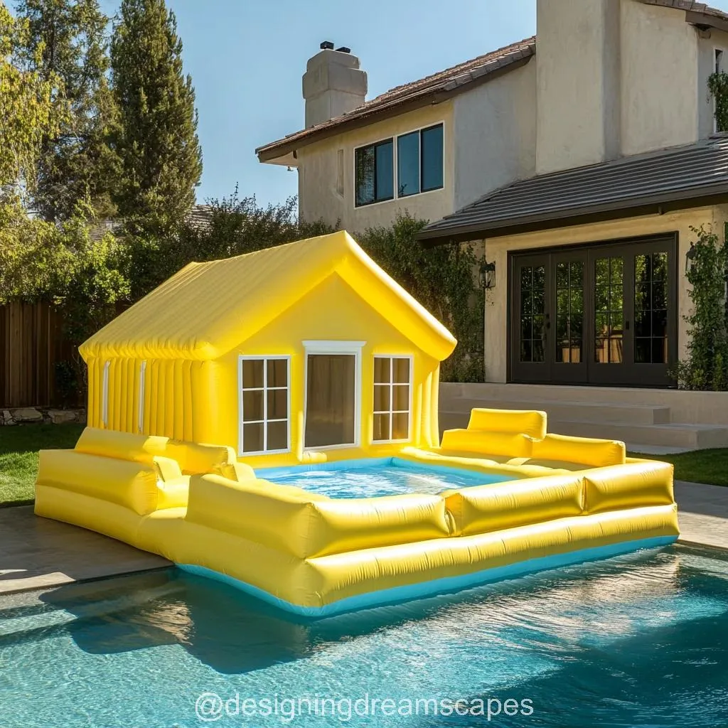 Transform Your Backyard with Giant Inflatable House Pools