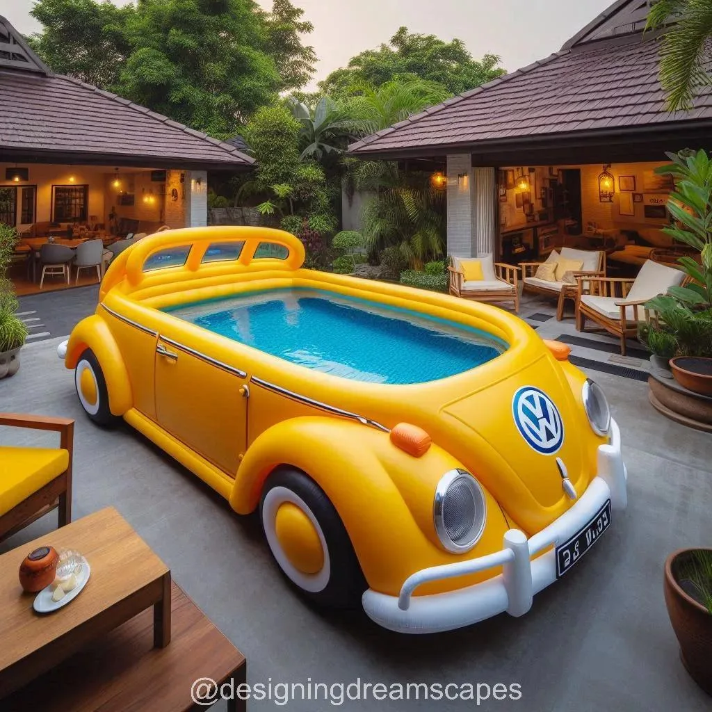 Float in Style: Experience Summer with the Inflatable Volkswagen Pool