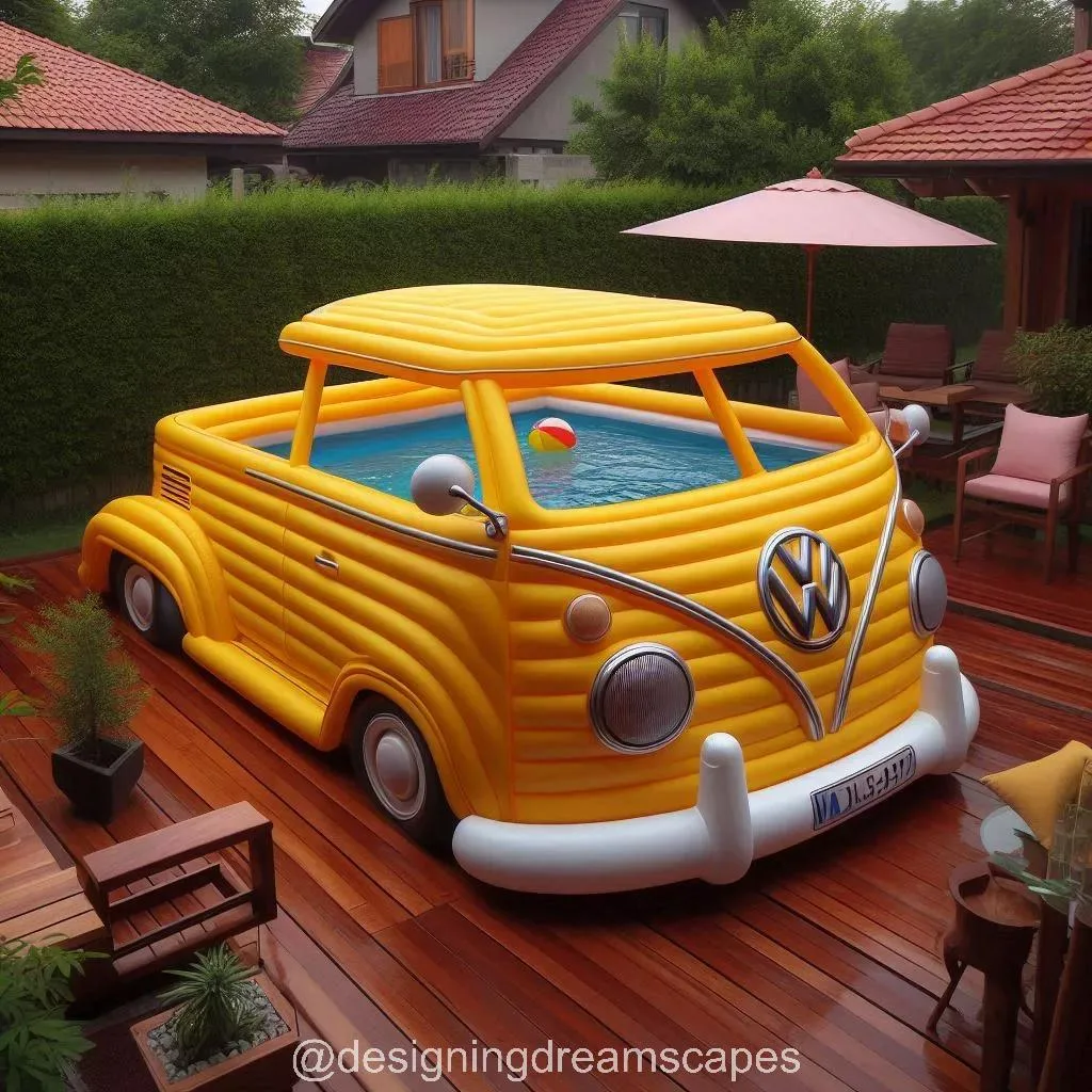 Float in Style: Experience Summer with the Inflatable Volkswagen Pool