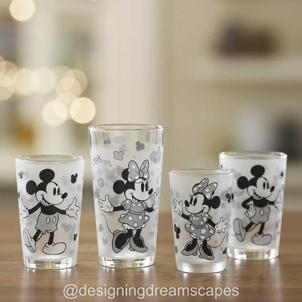 Bring Disney Magic Home with the Mickey Themed Glass Set