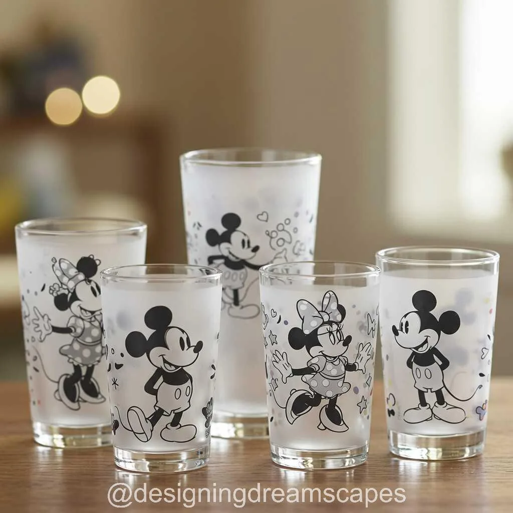 Bring Disney Magic Home with the Mickey Themed Glass Set