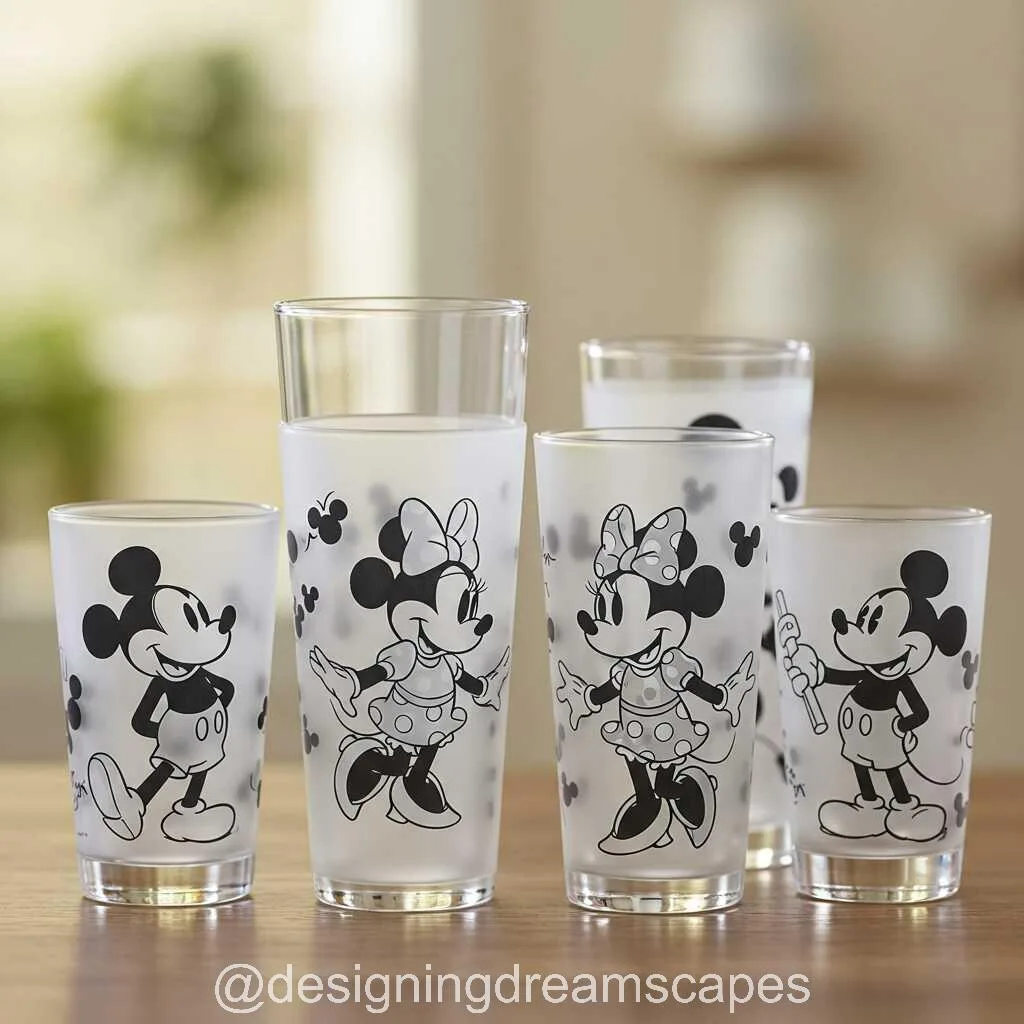 Bring Disney Magic Home with the Mickey Themed Glass Set