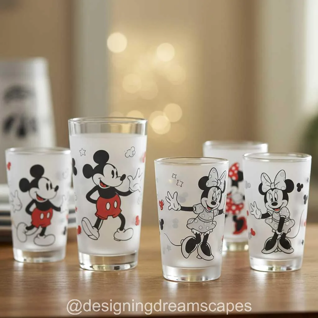 Bring Disney Magic Home with the Mickey Themed Glass Set