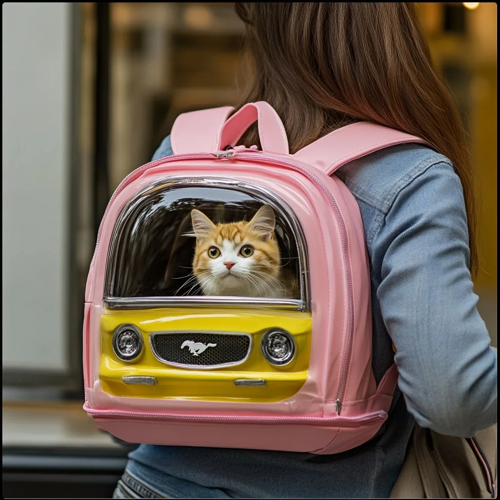 Mustang Pet Carrier Backpack: Style and Adventure for Pets on the Go