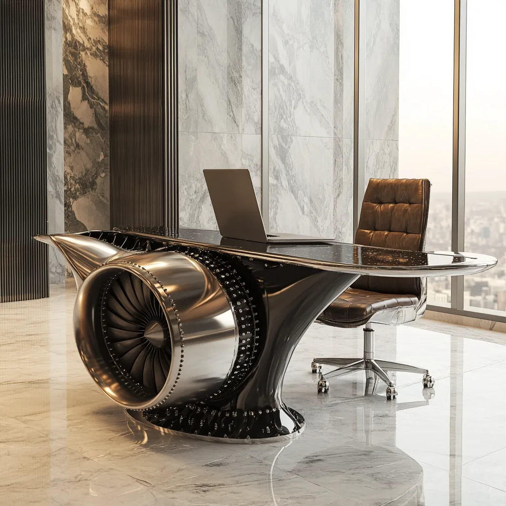 Airplane Wing Office Desk: Where Aviation Meets Innovation in Workspace Design
