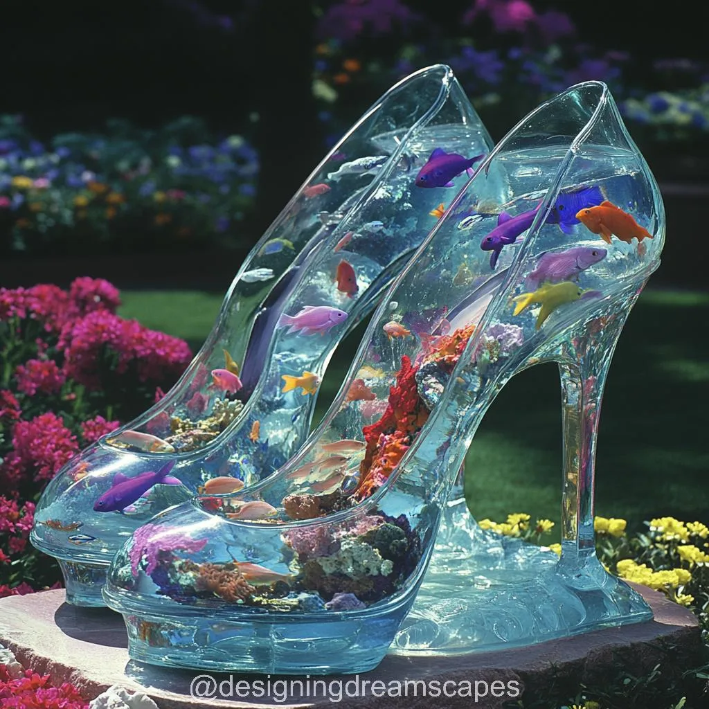 Aquarium Heels: Walking Wonders Beneath Your Feet