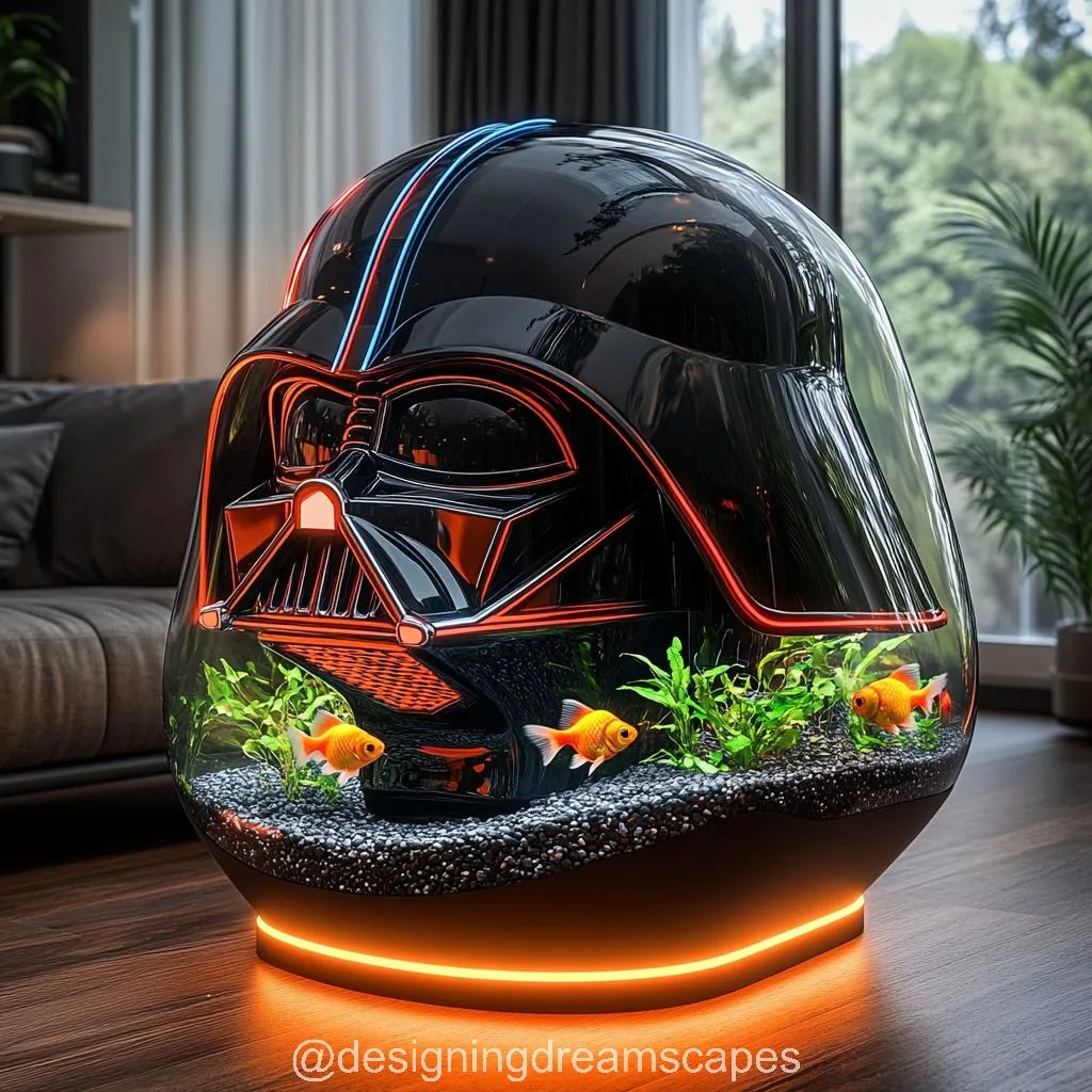 Darth Vader Aquarium: A Galactic Fusion of Sci-Fi and Aquatic Art