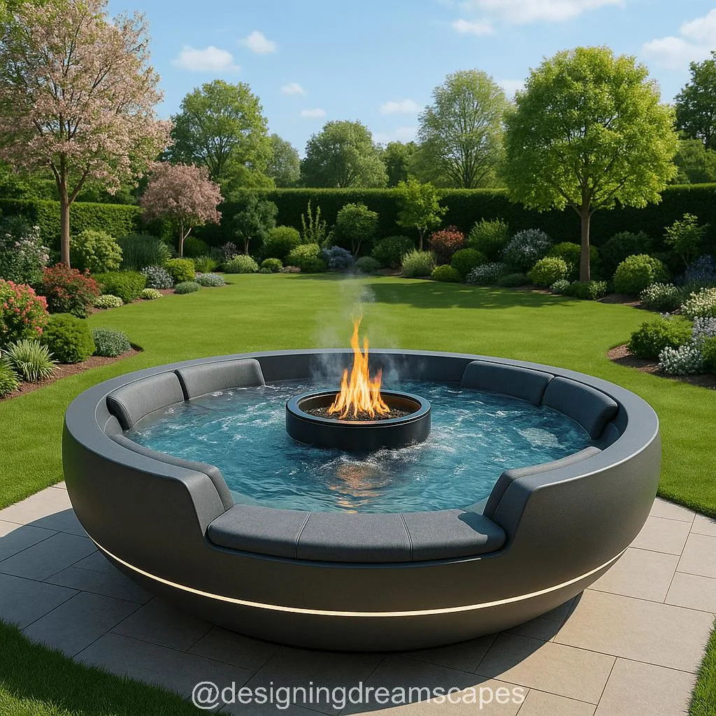 Fire Pit Hot Tubs: Igniting Relaxation with Rustic Luxury