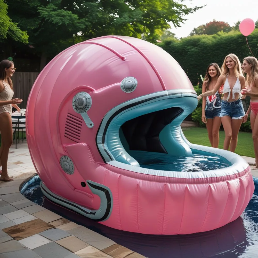 Why Choose a Giant Inflatable Helmet Pool?