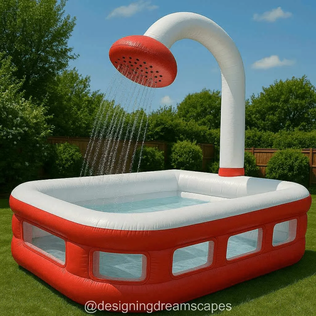 Giant Inflatable Shower Pools: The Ultimate Backyard Bathing Experience