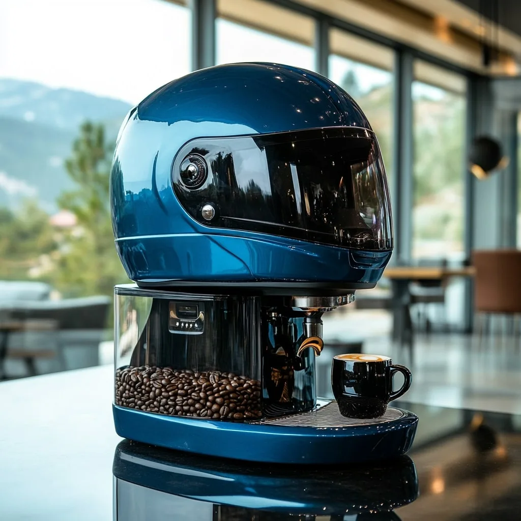 Who Would Use a Helmet Shaped Coffee Maker?