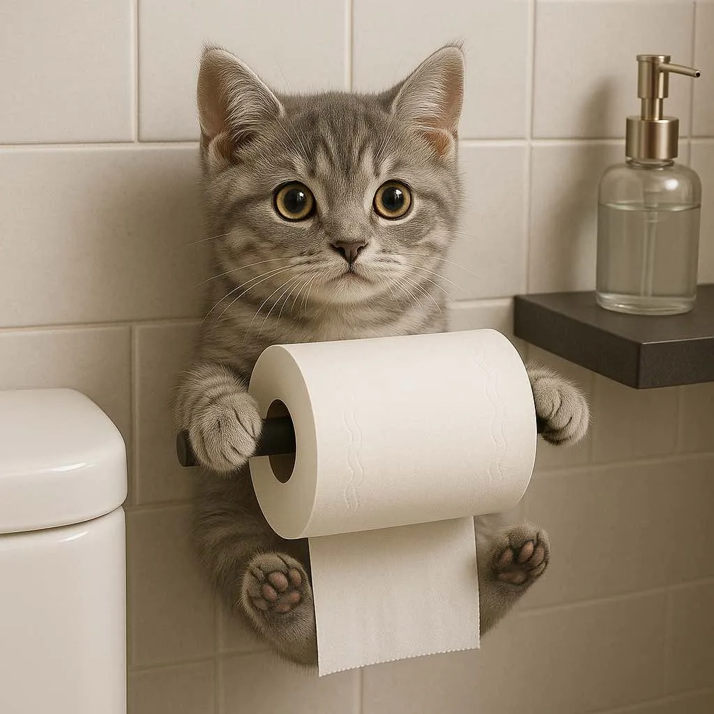 Kitten Toilet Roll Holders: Where Function Meets Cuteness in Bathroom Decor