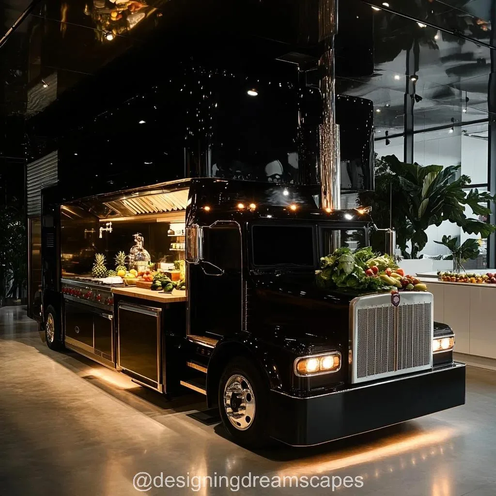 Semi-Truck Kitchen Island: Industrial Power Meets Culinary Creativity