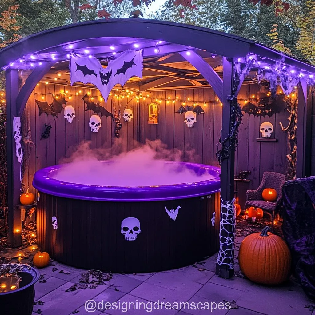 Black and Purple Hot Tub Jacuzzi: A Statement of Elegance and Luxury