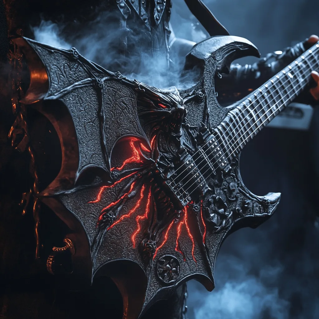 The Rise of the Black Bat Guitar